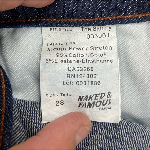 Naked and famous denim woman’s size 28 The Skinny 033081 - Picture 7 of 7